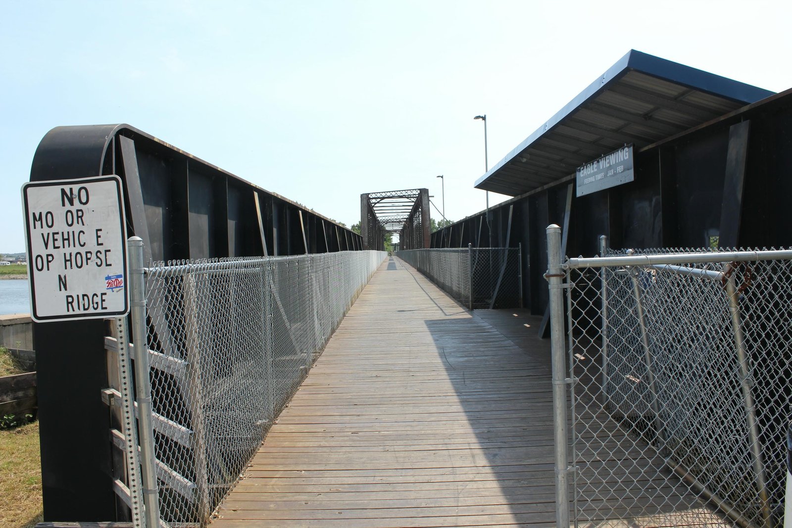 Looking south